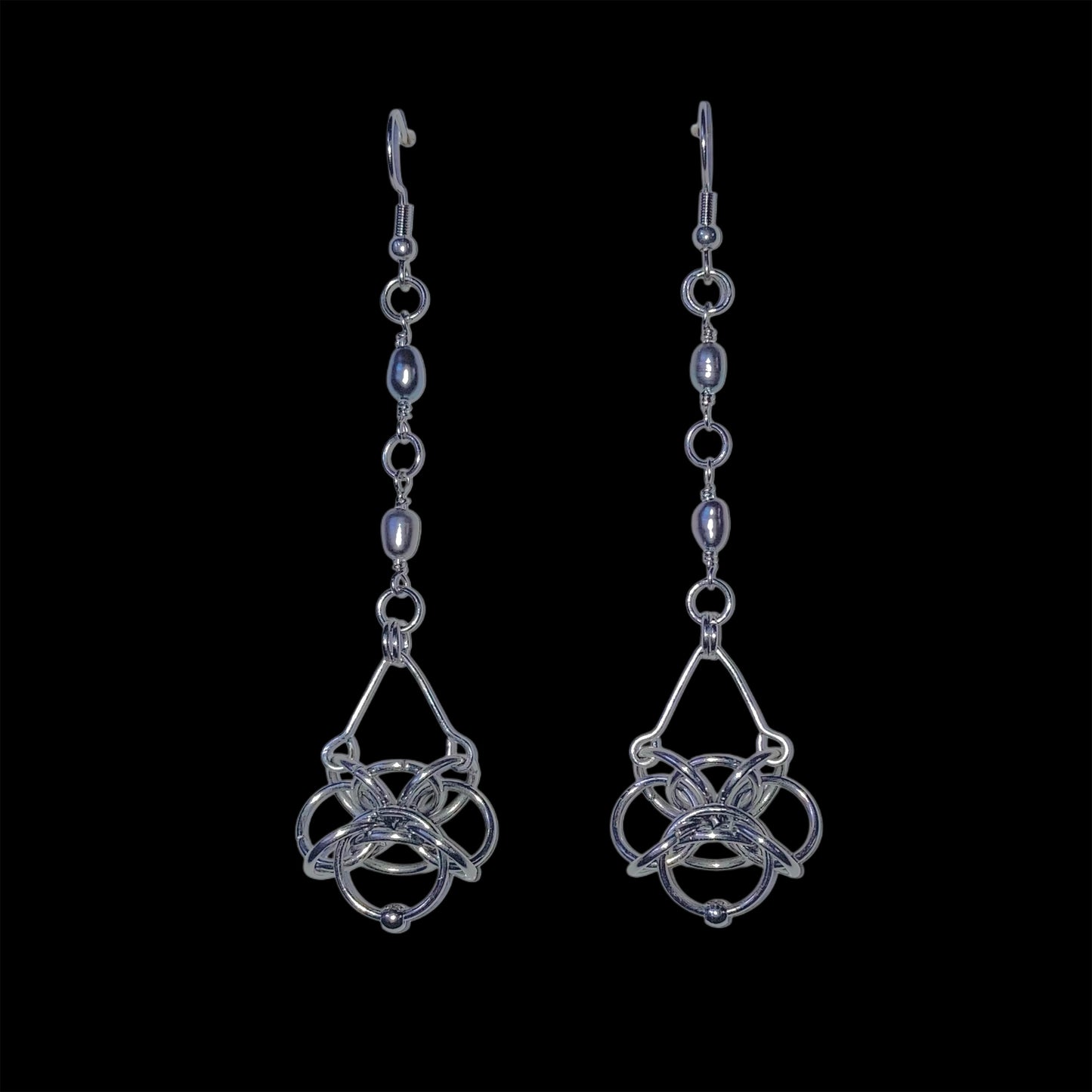 Carolina Mantis Chainmail Earrings