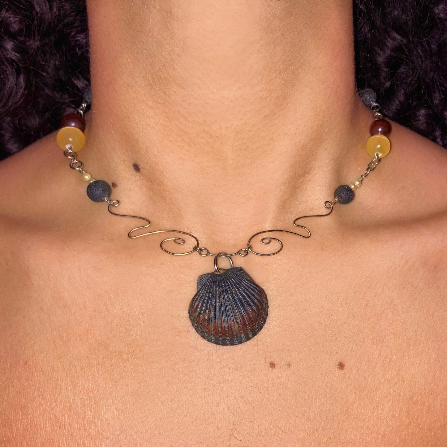 Ember Scallop Necklace