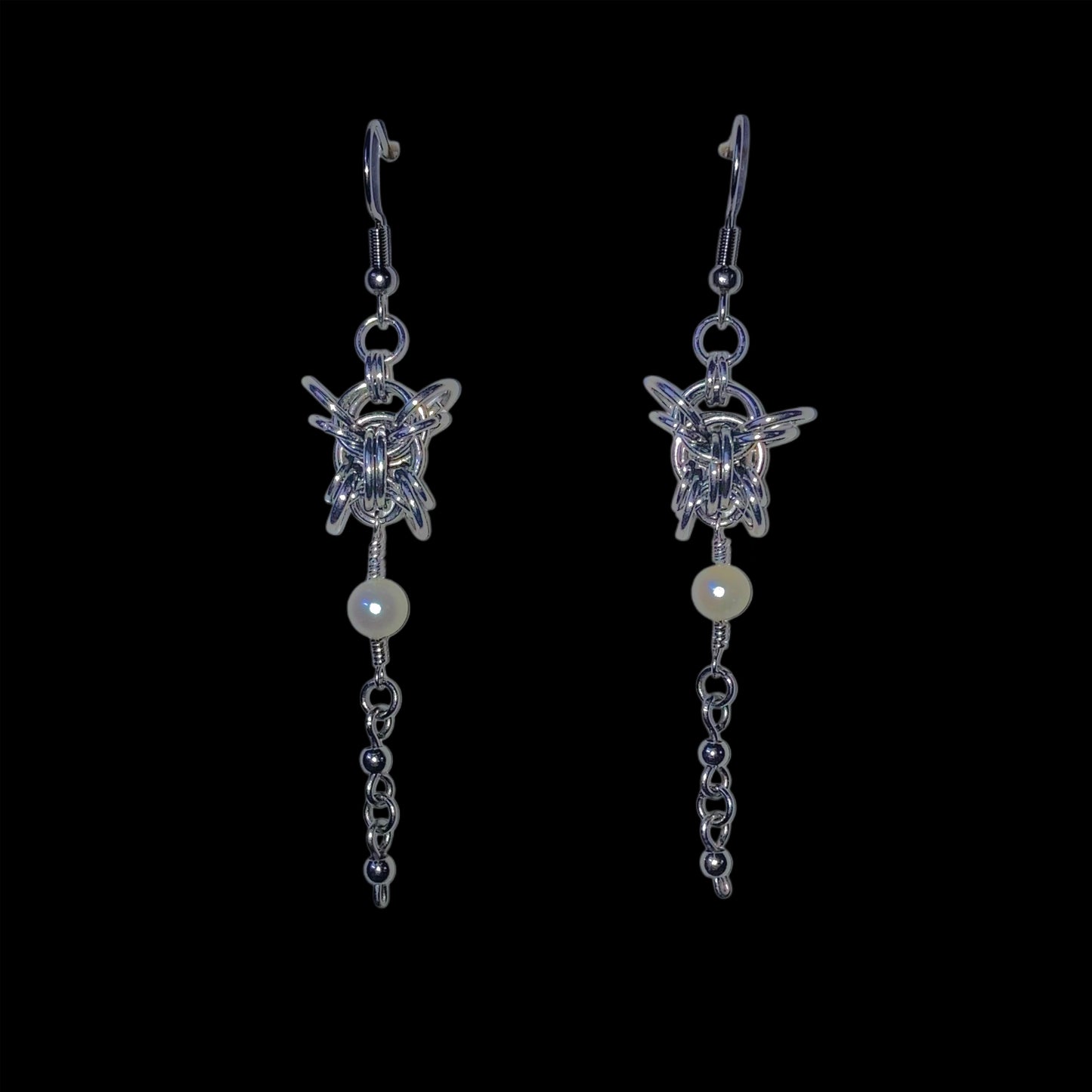Spirit Weaver Chainmail Earrings