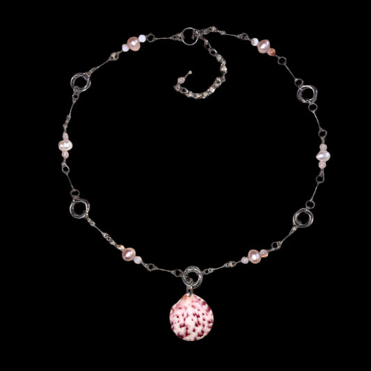 Blush Chainmail Necklace