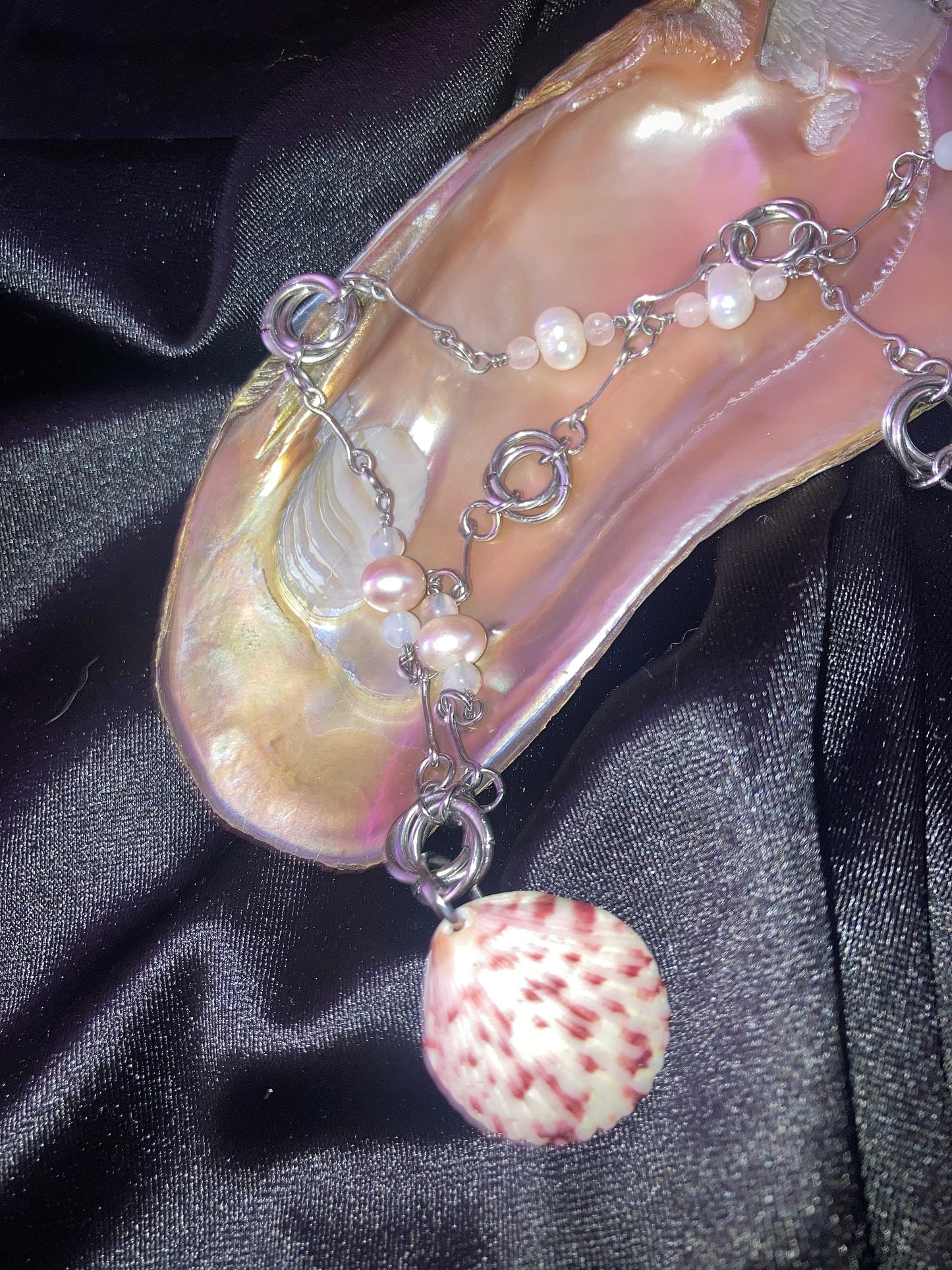 Blush Chainmail Necklace