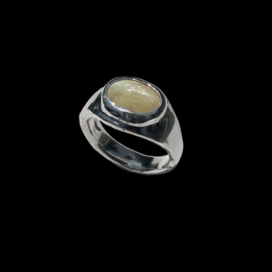 Cat's Eye Opal Bubble Ring