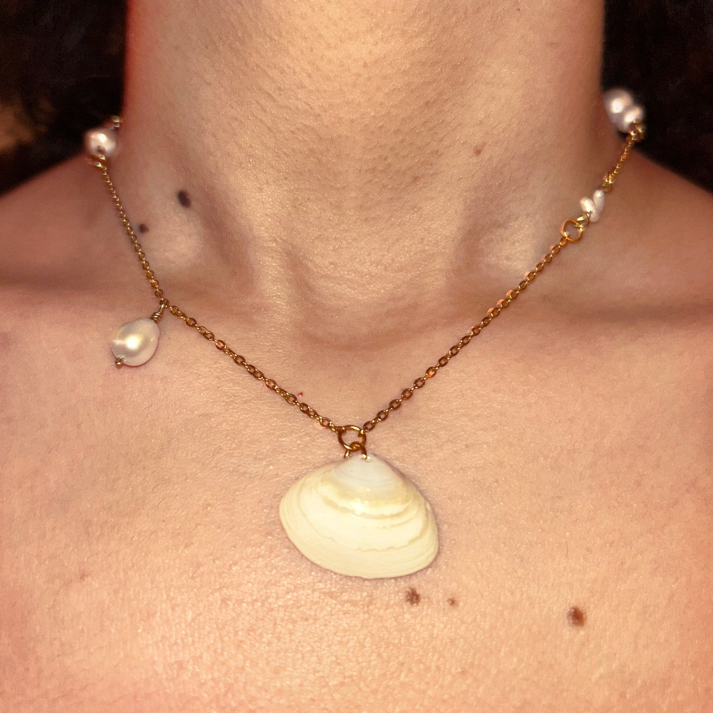 Graceful Clam Necklace