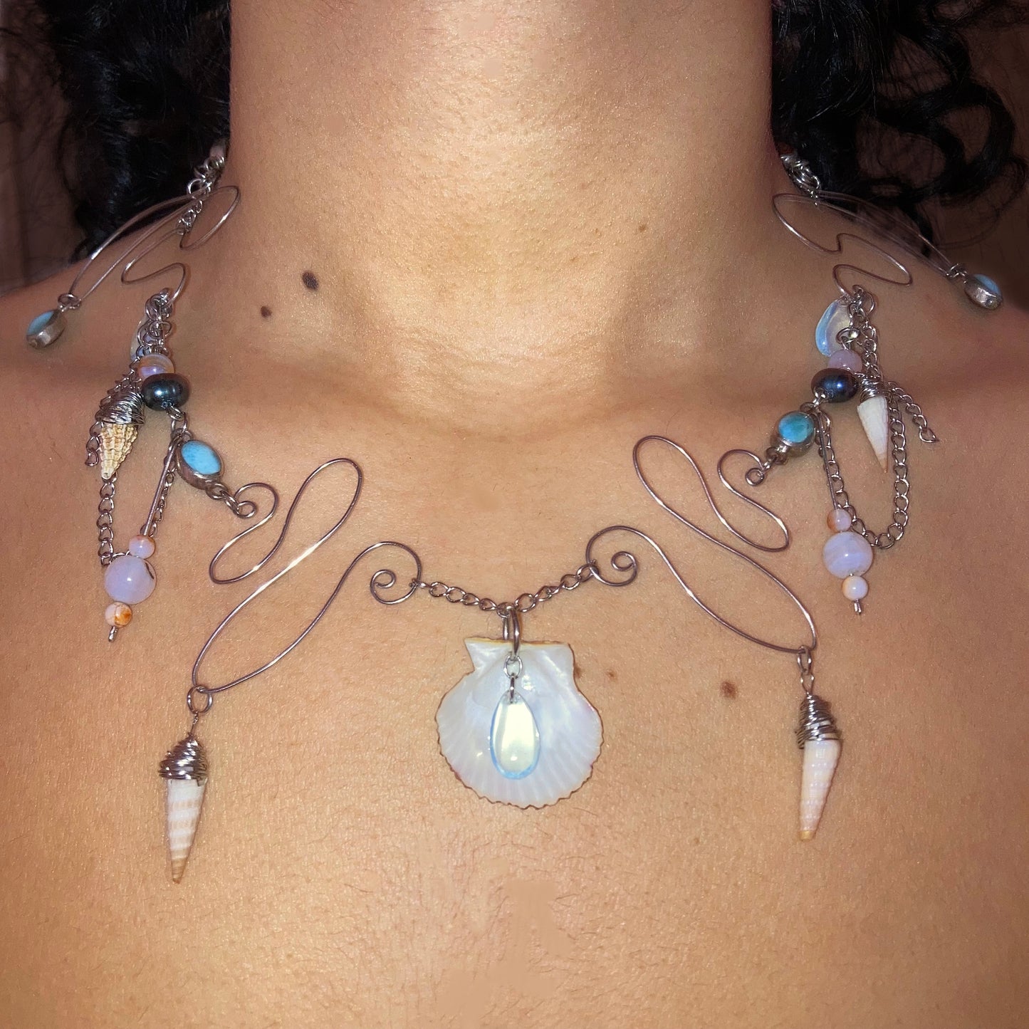 Sea Angel Reversible Necklace