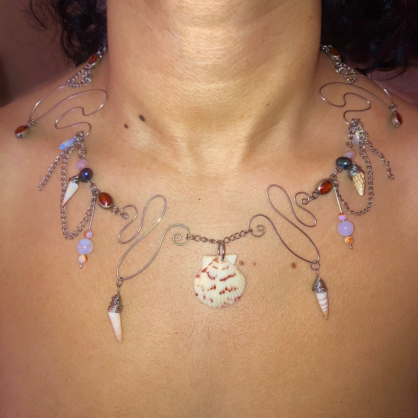 Sea Angel Reversible Necklace